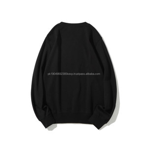 Sweat-shirt unisexe à col rond en molleton français, 80 % coton, 20 % polyester, fabrication économique, logo personnalisé, pull à capuche pour homme - Product Image 6