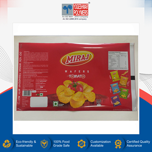 Emballage pour chips en BOPP métallisé naturel de qualité supérieure, imprimé en héliogravure, multicolore, de qualité alimentaire, à soudure centrale, très vendu - Product Image 3