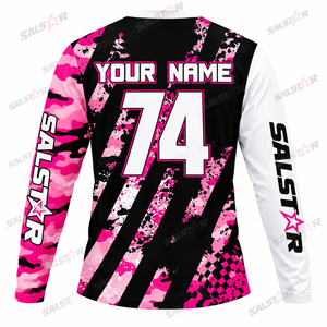 Jersey de Motocross Personalizado por Sublimación, Camiseta de Carreras MX OEM/ODM, Jersey de Carreras de Motocross, Ropa de Motociclismo Personalizada para Equipos - Product Image 2