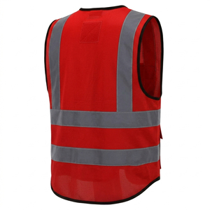 Gilet de sécurité réfléchissant avec plusieurs poches - Gilet de travail d'hiver haute visibilité durable pour la construction - Product Image 2