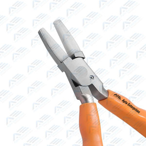 6 Inches Stainless Steel Orange Flat Plier Eyeglasses Repairing <b>Tool</b> Tilt Angle Adjustment Eyeglass Arms Frame Adjusting - Product Image 3