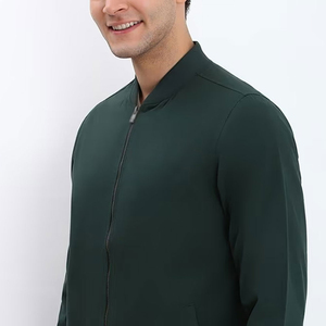 Vestes pour hommes 100% polyester, fabrication OEM, broderie, streetwear, dernières tendances, style décontracté uni, très vendues. - Product Image 6