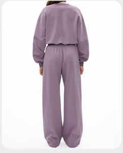 ชุดโยคะแฟชั่นอเนกประสงค์ 3 ชิ้น รุ่น OEM สำหรับฤดูใบไม้ร่วง เสื้อกล้าม เสื้อสเวตเชิ้ต กางเกงขายาว ชุดออกกำลังกาย ชุดกีฬา ชุดฟิตเนส - Product Image 4