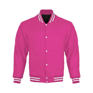 2026 Casual Cotton Stand Collar Zipper Closure Winter Breathable Polyester Front Bamboo Lining Custom Print Design <b>Fleece</b> Jacket - Product Image 6