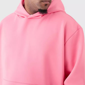 Sudadera con Capucha Personalizada con Logotipo Impreso Digitalmente, Corte Cuadrado, de Algodón Grueso para Invierno, para Hombre - Product Image 4