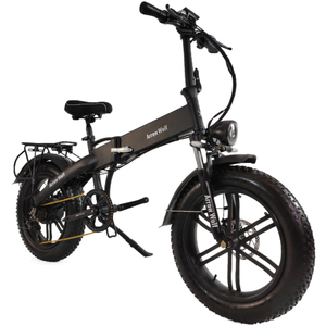 Vélo électrique 20 pouces avec batterie au lithium fer phosphate, 7 vitesses, cadre en alliage d'aluminium, moteur dissimulé, autonomie de 31 à 60 km - Product Image 1