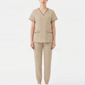 <b>Work</b> Ready Women Medical <b>Scrub</b> Suit Premium Healthcare Apparel With Functional Pocket Design And Stretch Fabric - Product Image 3