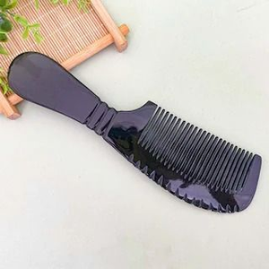 Genuine Buffalo Horn Hair Comb Handcrafted Natural Ox <b>Beard</b> Horn Polished Comb Anti Frizz & Tangle Free Comb - Product Image 2
