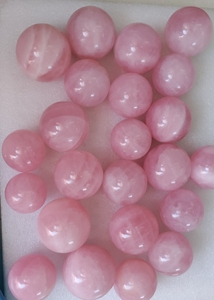 Bola de cuarzo rosa de piedra Natural de alta calidad cristal Premium cuarzo rosa piedra preciosa esfera curativa para la venta - Product Image 5