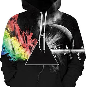 เสื้อฮู้ดดี้พิมพ์ลายดิจิตอลเต็มตัว แบบสวมหัว สีพื้น สำหรับผู้ชาย สวมใส่สบาย อุ่นในฤดูหนาว สามารถสั่งทำได้ - Product Image 4