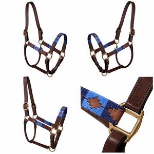 Harnais de cheval en cuir de style polo personnalisable avec finition de qualité supérieure de Divine International - Product Image 1