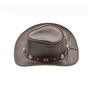 Chapeaux de cowboy en laine rayée de luxe unisexes pour hommes et femmes, ajustables, pour les voyages, les sorties et les fêtes - Product Image 3