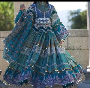 Robes tribales afghanes traditionnelles luxueuses, faites à la main, pour femmes, vente en ligne - Product Image 1