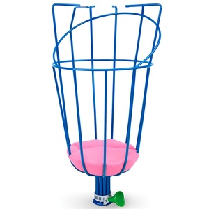 Cesta Recolectora de Frutas de Metal Azul, de Grado Industrial, Ligera, Cesta de Alambre para Cosecha, Herramienta Manual de Jardinería para Uso en Huertos y Granjas - Product Image 6