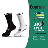 Chaussettes antidérapantes personnalisées de haute qualité pour femmes, chaussettes de yoga et de pilates, chaussettes de sport pour hommes, chaussettes de fitness en coton, chaussettes à motifs antidérapants personnalisés