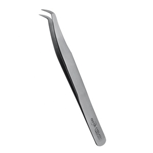 2022 nouvelle étiquette privée volume russe pince à cils grande quantité réutilisable en acier inoxydable incurvé pointu professionnel - Product Image 1