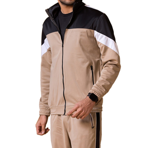Ensemble de survêtement athlétique pour hommes, veste et pantalon de sport haut de gamme, léger, pour la course à pied, le jogging, la salle de sport, l'entraînement, la remise en forme, fournisseur en gros - Product Image 2
