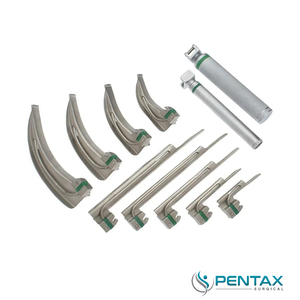 Juego de Laringoscopio de Fibra Óptica con Certificación CE, 9 Hojas de Acero Inoxidable, Calidad Premium Mac & Miller, Instrumentos Médicos - Product Image 6