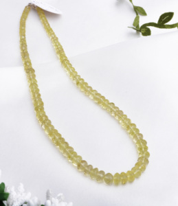 Perles facettées en quartz citron naturel, 1 brin, pierres précieuses pour la création de bijoux fins - Product Image 6