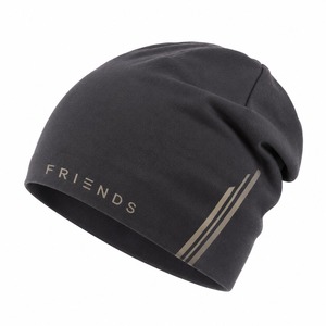 Beanie Hat Unisex Adult 100% Acrylic Casual <b>Winter</b> <b>Cap</b> Black Letter Print Foil Design 56-58CM - Product Image 1