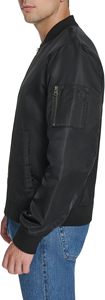 เสื้อแจ็คเก็ตบอมเบอร์ MA-1 ผ้าซาตินสำหรับผู้ชาย แบบไม่บุใย - Product Image 3