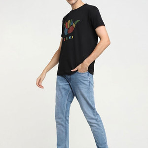 Camiseta de Cuello Redondo de Algodón Premium para Hombre, Transpirable, Informal, de Manga Corta, para Uso Diario y Deportivo, Camisetas de Algodón Personalizadas para Hombre - Product Image 5