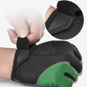 Half Finger Sports Best Selling Cycling Gloves Classic Style Cheapest Rates Comfortable Fitted Cycle Sports Racing Mitts - Product Image 6
