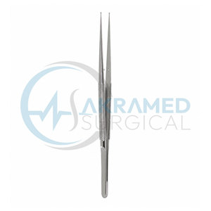 Pinces à micro-anneaux de qualité supérieure 18 cm 1 mm, pointes diamantées, acier inoxydable, instrument chirurgical atraumatique certifié CE - Product Image 1