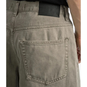 Nouveaux pantalons cargo baggy en denim délavé à l'acide, 100 % coton, légers, pour hommes, nouvelle collection - Product Image 4