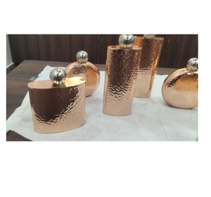 Petaca de Cobre Puro Hecha a Mano, Estilo Vintage, para Whisky, Ideal para Regalo - Product Image 4