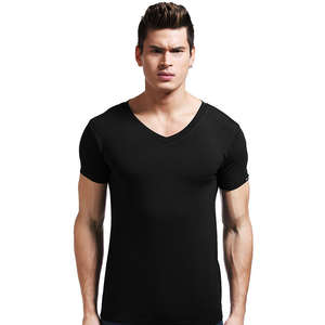 เสื้อยืดคุณภาพสูง ปักโลโก้ตามสั่ง เสื้อผ้าผู้ชายลำลอง แขนสั้น ผ้าคอตตอนหนา เสื้อยืดผู้ชาย แห้งเร็ว - Product Image 5