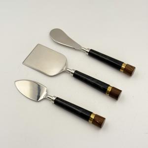 Cuchillo para Queso con Mango de Resina Hecho a Mano, Plateado, de Larga Duración, Venta al por Mayor Directa de Fábrica, Sets de Queso, Esparcidor de Queso - Product Image 3