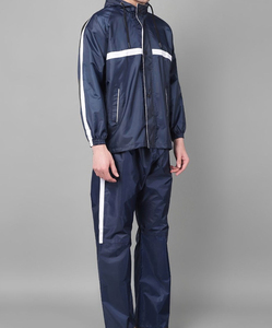 Ensemble coupe-vent professionnel pour homme de qualité supérieure OEM, veste à capuche imperméable et pantalon pour les voyages en plein air - Product Image 2