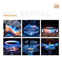 Pantalla LED suave de anillo superior P2.6 P2.97 P3.91 para alquiler de escenarios, halo de techo y centro visual para eventos