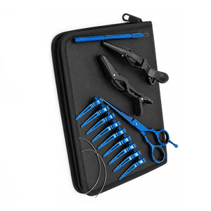 Kit d'accessoires pour extensions de cheveux en acier inoxydable, outils d'installation de cheveux, crochet de tissage, extension de cheveux professionnelle de précision - Product Image 4