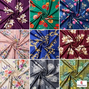 Luxury Japan Satin Textile Custom Printed Fabric Supplier for Bridal Gowns Fashion Apparel Home Decoration Bulk Export - Product Image 6