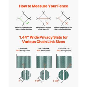 Recinzione a Catena con Doppia Parete e Lamelle Verticali a Bloccaggio Inferiore, Recinzione per la Privacy in HDPE ad Alta Densità con Bloccaggio Inferiore, Cancelli a Traliccio - Product Image 4