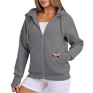 Sweat-shirt et sweat à capuche pour femme, élégant et confortable, 100% coton, vêtements d'extérieur pour la saison hivernale - Product Image 3