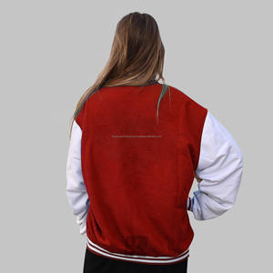 Último modelo de chaquetas universitarias de lana de algodón con chaqueta universitaria de Letterman impresa personalizada Proveedores de Pakistán Aceptamos PayPal - Product Image 2