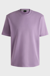 Camiseta Extra Grande de Primera Calidad para Hombre, Color Lila, Estilo Urbano Informal, Manga Corta, Algodón Suave, Estilo Marfa International - Product Image 5