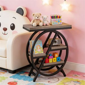 <b>Small</b> <b>Side</b> <b>Table</b> with Storage Rack As Tea Coffee or Snack <b>Table</b> Console <b>Tables</b> Product - Product Image 3