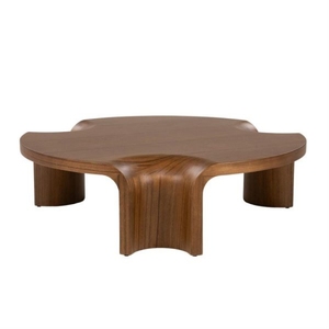 Table basse moderne de style mid-century en bois de manguier, faite à la main, écologique, facile à nettoyer, meubles de salon - Product Image 2