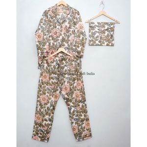 Conjunto de Pijama de Algodón de Última Moda para Mujer, Ropa de Dormir Cómoda, Vestido de Pijama para Damas de Honor, Conjunto de Pijama de Algodón para Adultos - Product Image 3