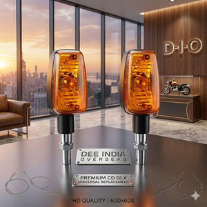 Luz indicadora delantera para motocicleta, lámpara de señal de giro CD DLX, repuesto universal - Product Image 2