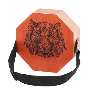 Caja de Percusión Portátil de Madera, Cajón Único con Cuerdas Internas de Guitarra, Hecho de Madera de Abedul, Instrumento Musical - Product Image 2