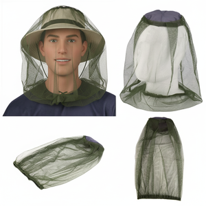 Voile de protection en maille respirante pour apiculteur, idéal pour les activités de plein air, coupe ample, vert - Product Image 4
