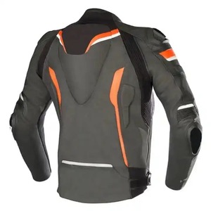 2026 New Men's Custom Winter Sportswear <b>Waterproof</b> Windproof Black PU Leather for Motorbike <b>Jacket</b> Customizable <b>Plus</b> <b>Size</b> - Product Image 3