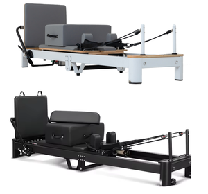 <span class=keywords><strong>Máquina</strong></span> de <span class=keywords><strong>Pilates</strong></span> <span class=keywords><strong>Reformer</strong></span> Profesional Plegable de Aluminio Rosa para Gimnasio en Casa, Yoga y Ejercicio, Puede Guardarse Verticalmente - Product Image 5