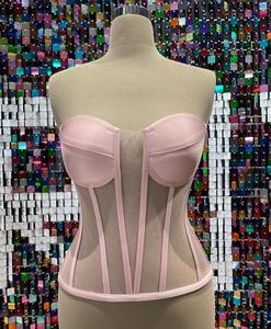 Corset Vintage Femme Overbust Sexy en Cuir Écologique Respirant pour Grandes Tailles, Effet Amincissant et Contrôle Moyen du Ventre - Product Image 1