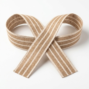 ริบบิ้นผ้ากระสอบป่านขนาด 25 มม. จากนีลคามัล อินดัสทรีส์ สำหรับตกแต่ง บรรจุภัณฑ์ และงาน DIY - Product Image 5